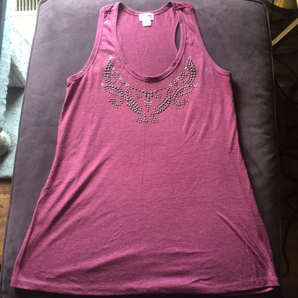 EUC Mossimo Rivet Detail Racerback Tank